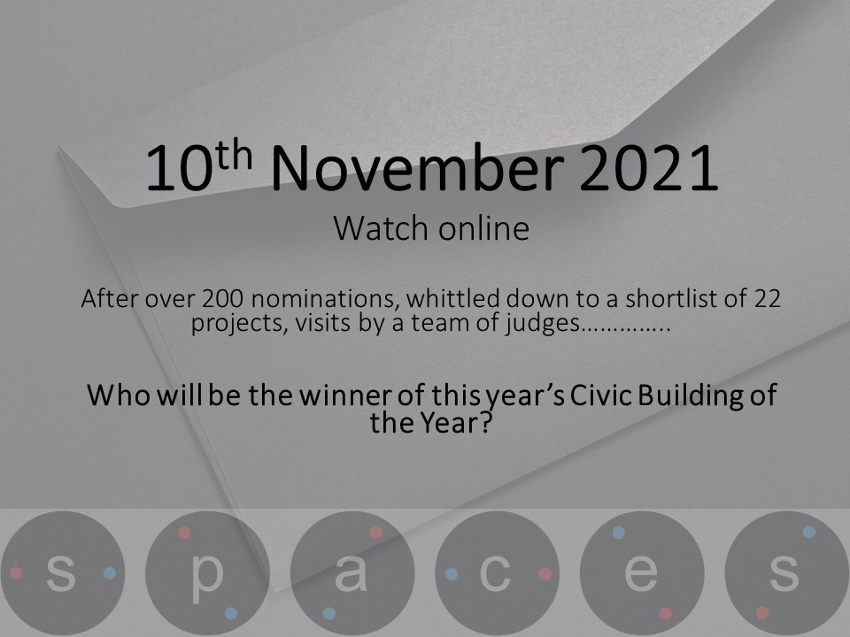 10th Nov watch online - who will be the winner of this year's Civic building of the year?